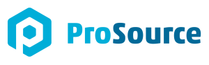 A black background with blue letters that say prosoft.
