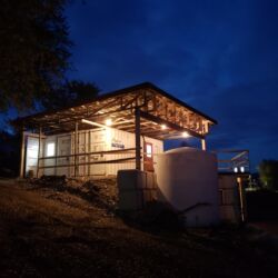 A building that is on top of a hill.